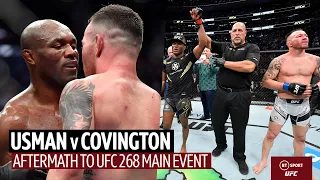 "You can kiss later!" Usman v Covington 2 Aftermath: Respect between great foes!