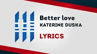 Greece Eurovision 2019: Better love - Katerine Duska [Lyrics] 🇬🇷