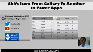 Shift Record from One Gallery to Another in Power Apps