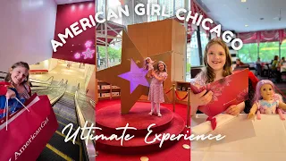 🛍️ American Girl Chicago 1st Visit: DOLL | LUNCH | HAIR SALON | & CHECK-UP | Amazing Experience!  🌈✨