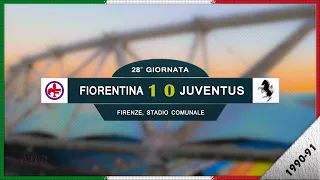 Serie A 1990-91, g28, Fiorentina - Juventus