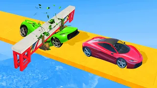 DRIVE FAST OR GET CRUSHED! - GTA 5 Funny Moments