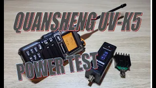 Quansheng UV K5 Output Power Test - Stock vs Egzumer