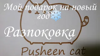 Обзор на Pusheen cat🌈💚 Разпоковка☃️