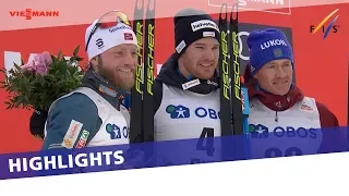 Dario Cologna outsprints Sundby in Oslo-Holmenkollen 50 km | Highlights