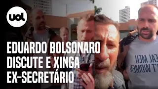 Eduardo Bolsonaro discute e xinga ex-secretário da Saúde de São Carlos