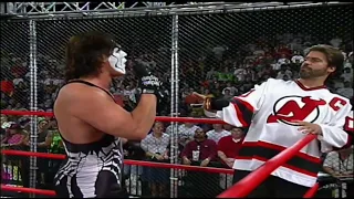 WCW Nitro Sting & Vince Russo Segment İn Triple Cage