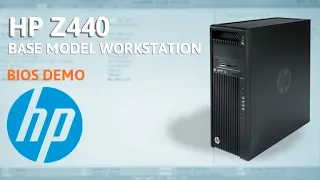 HP Z440 WORKSTATION BIOS DEMO