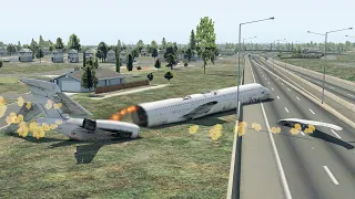 MD-82 Crashed Into Many Pieces After Pilot Fell Asleep In Cockpit | XP11