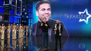 Domingão do Faustão/ Daniel Alves se emociona com depoimento de pai e mãe! 14/07/19