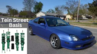 Honda prelude lowered on tein street basis