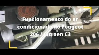 Funcionamento do ar condicionado do Peugeot 206 / Citroen C3