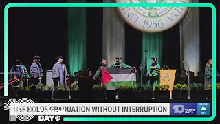 USF holds graduation without disruption after days of pro-Palestine protests