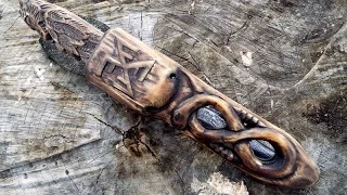 Деревянные ножны своими руками.DIY Wooden Knife Sheath.Резьба по дереву.