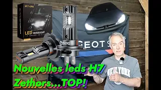 Leds H7 Zethors: rapport qualité/prix imbattable! 34,99€ 👍😊