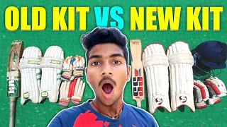 CRICKET KIT : My Old Kit Vs New Kit || Which One is Better? || SOLO CRICKETER
