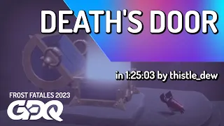 Death's Door by thistle_dew in 1:25:03 - Frost Fatales 2023