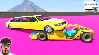 Cars Vs Cars 99.820% People Cannot Complete This HARD Challenge in GTA 5!