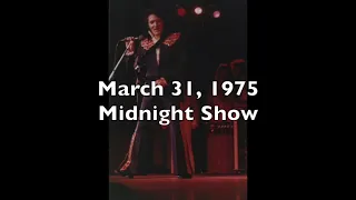 March 31, 1975 Midnight Show