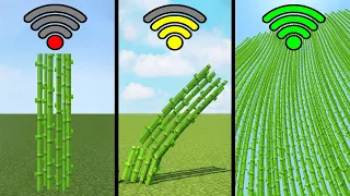 Minecraft with Different Wi-Fi be like: