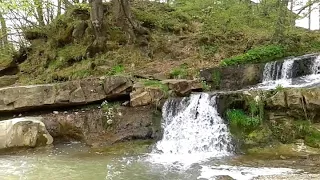 Waterfall in the Carpathians.Ukraine. Водопад Каменка