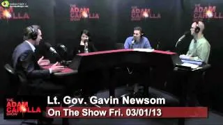 Adam Carolla interviews Gavin Newsom