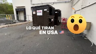 DUMPSTER DIVING LO QUÉ TIRAN EN USA 🇺🇸 😱#dumpsterdiving