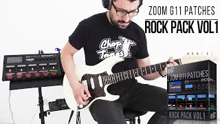Zoom G11 / G6 Patches | Rock Pack vol1 | Playthrough