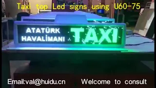 Huidu U60-75 controller case (software:HD2018)