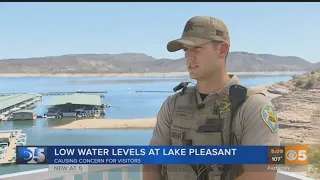 VIDEO: Lake Pleasant has lowest water levels in years