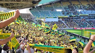 Vlog : Fc Nantes 4-1 Brest j11 Enfin une victoire qui fait du bien on lâche rien aller Nantes 💛💚✊️