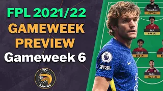 FPL GAMEWEEK 6 PREVIEW | Fantasy Premier League Tips 2021/22