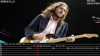 RHCP - Scar tissue Solos Live Calgary, Canadá 2006 - John Frusciante - TABS