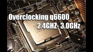 How to overclock intel core 2 quad cpu