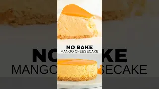 No Cake 🍰 Mango Cheesecake #cooking #recipe #ramzanrecipes