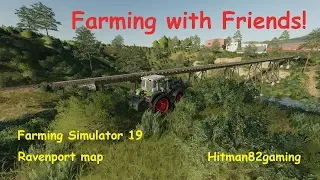 Cow Farm! Farming Simulator 19 CoOp Ravenport S1E11