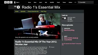 Nicolas Jaar BBC Radio 1's Essential Mix Of The Year 2012.