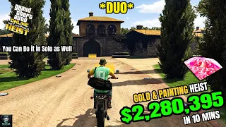 *DUO* Cayo Perico Heist With EASY BASEMENT GOLD GLITCH and Different Approach to EL Rubio Compound