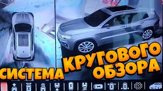 Система кругового обзора T5 3D PRO 360 для автомобиля / предварительное подключение к телевизору.