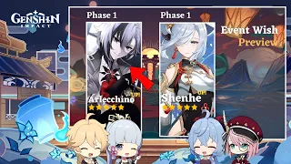 CONFIRMED DETAILS!! UPDATE On Arlecchino BANNER Release and MORE - Genshin Impact