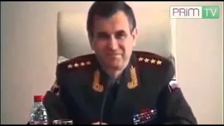 Нургалиев ругает начальника ГИБДД Приморья