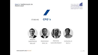 CFO’s - EFI Week Online - DIA 3: 19 de Mayo 2021