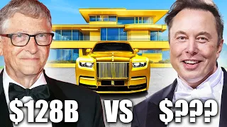 Billionaire Lifestyle War: Bill Gates vs Elon Musk