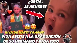 La Hija De Natti Natasha Raphy Pina Vida Isabelle Asiste A Graduación De Su Hermano Chingui En Vivo