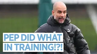 PEP DID WHAT IN TRAINING!?! | MAN CITY