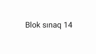 blok sınaq 14