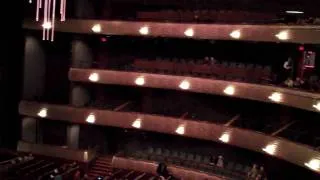 The New Dallas Winspear Opera House (pan view from left balcony)