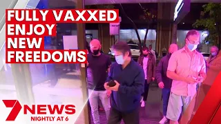 Fully vaccinated people in Sydney have emerged from COVID lockdown | 7NEWS