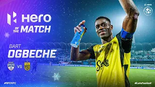Hero of the Match - Bart Ogbeche |  Bengaluru FC 0-3 Hyderabad FC | MW 12, Hero ISL