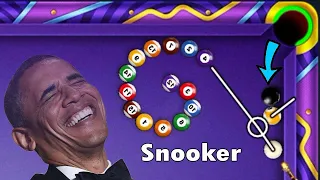 8 ball pool Snooker Funny 😂 Unstable Breakshot 200 Pieces Wonderland Cue